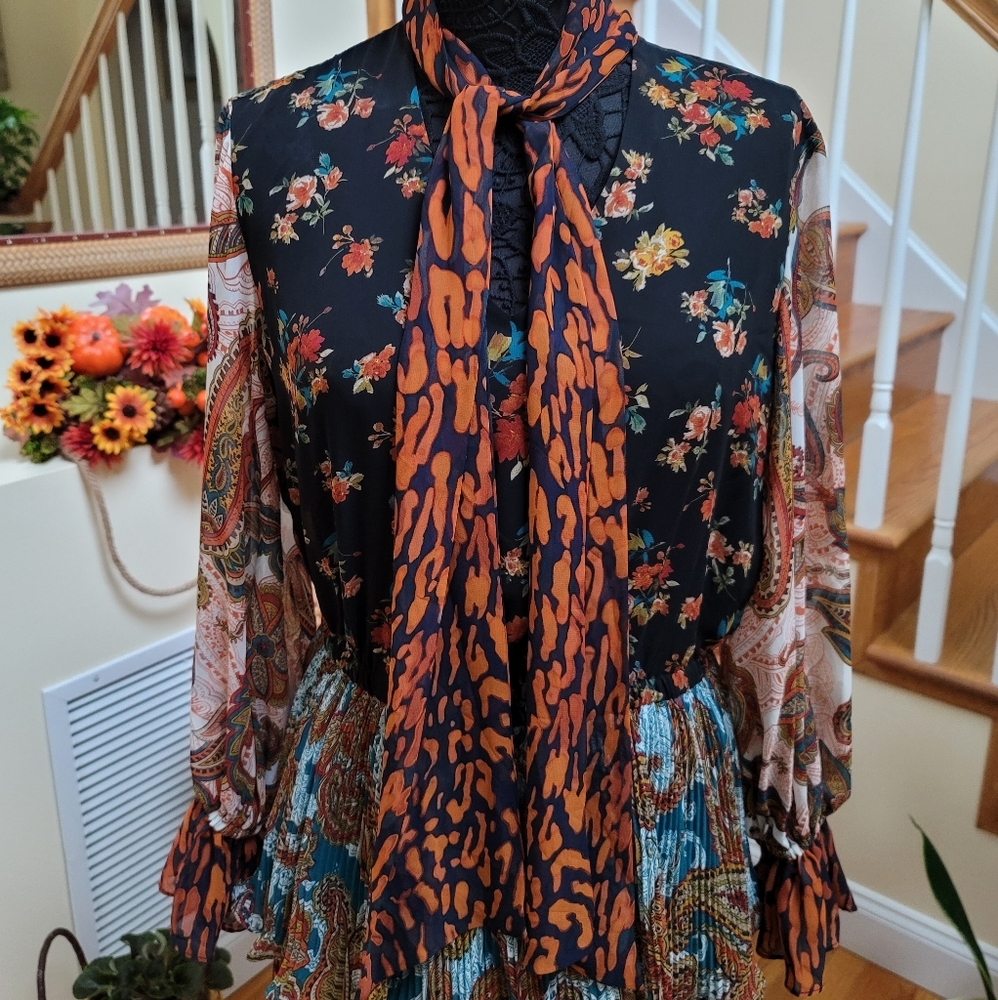 Multi-Patterned Dress - image 6